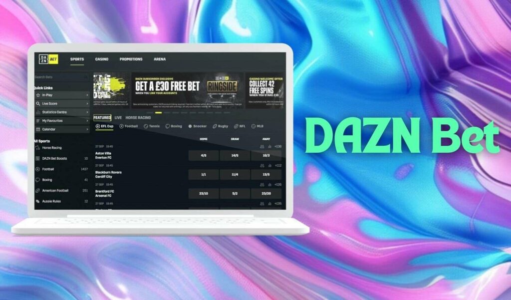 DAZN Bet betting platform overview in India