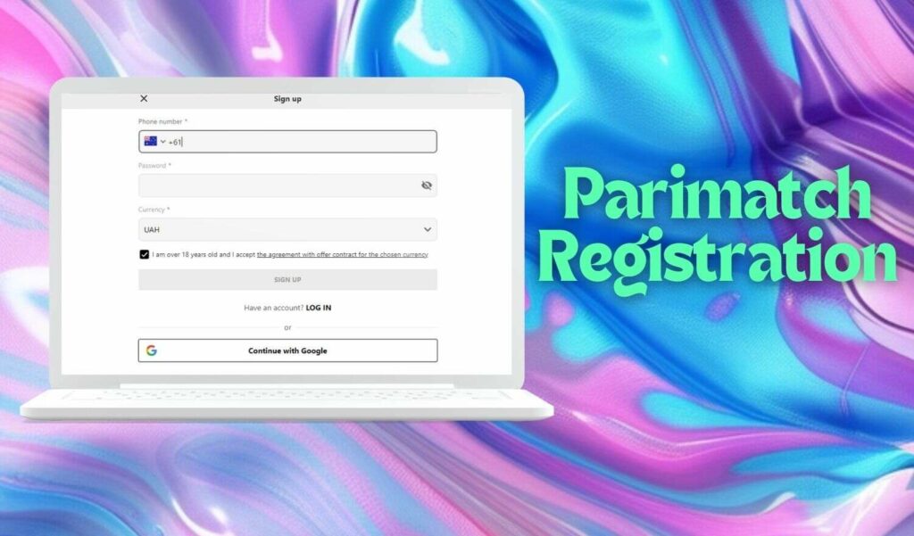 Parimatch betting site Registration instruction in India